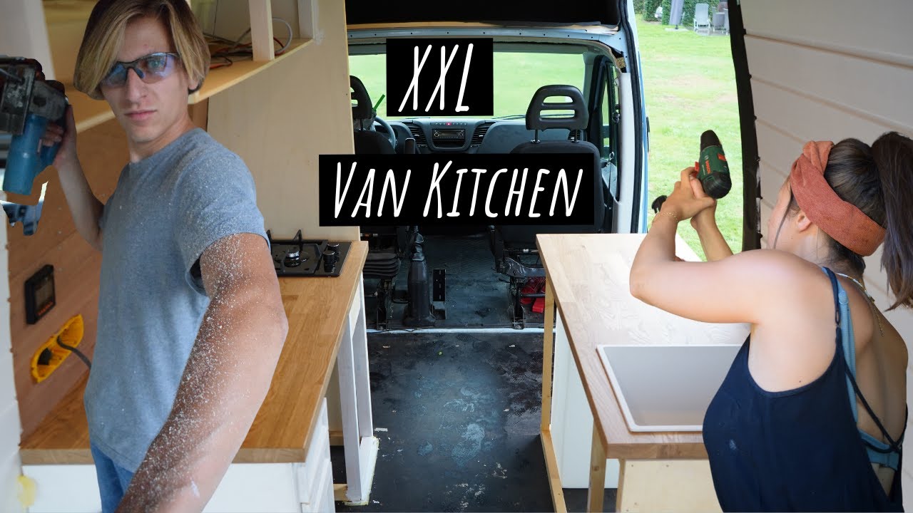 IVECO VAN BUILD - BIGGEST kitchen you will ever see in a van!