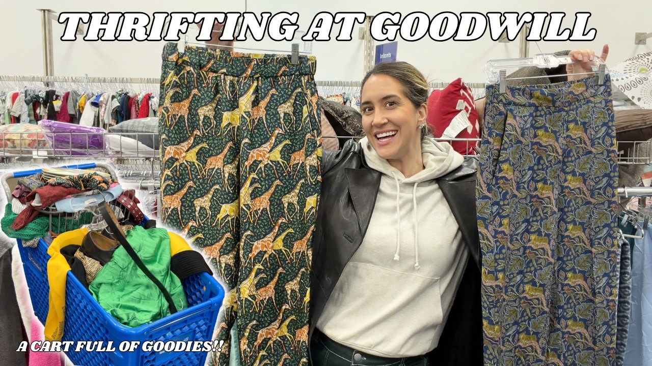 AMAZING GOODWILL THRIFT HAUL - Rag & Bone, All Saints, Saint Laurent & more!