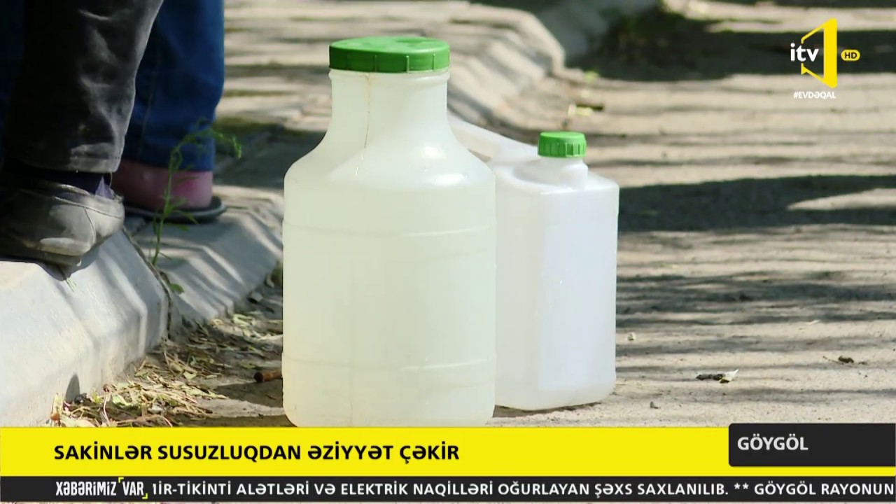 Sakinlər susuzluqdan əziyyət çəkir - GÖYGÖL