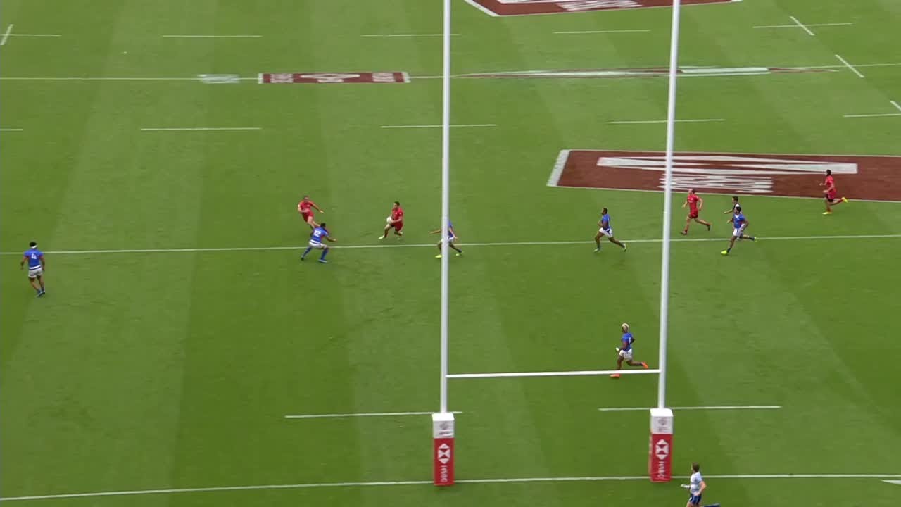 Davydov goes full on rocket man at the London 7s!
