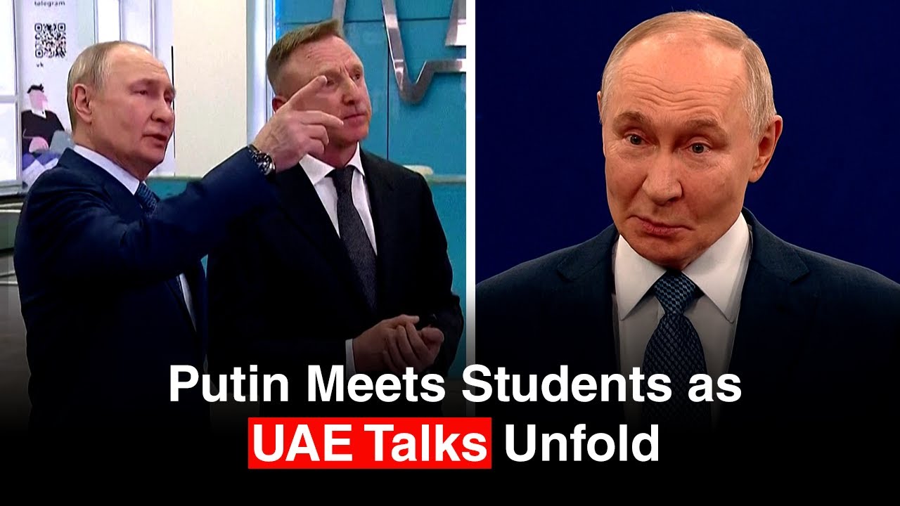 JUST IN: Putin Meets Moscow Students as Trilateral Talks Continue in UAE