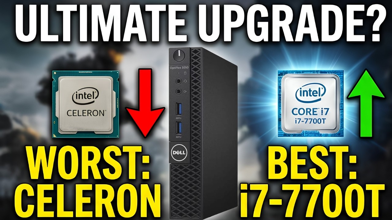Modernizacja komputera Dell 3050 Micro: Celeron czy i7?