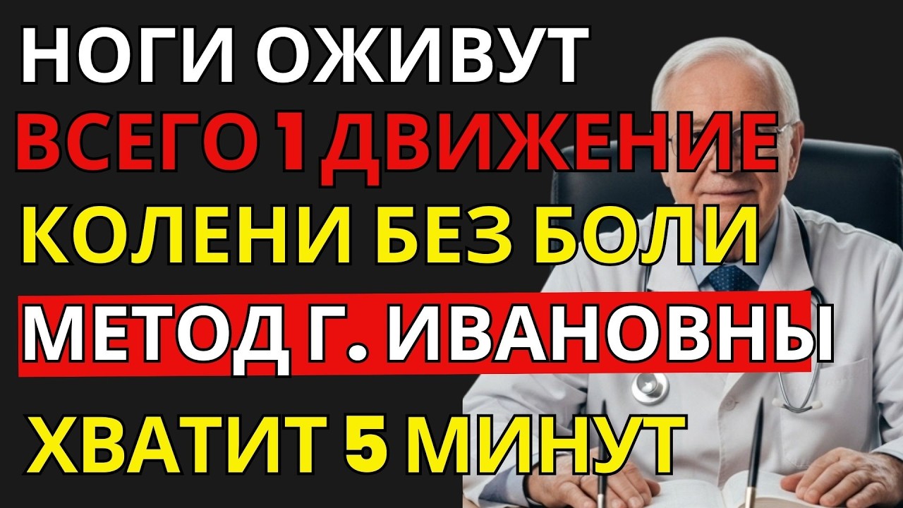 Устали от боли в ногах? Попробуйте это ОДНО движение! | Активное долголетие после 60