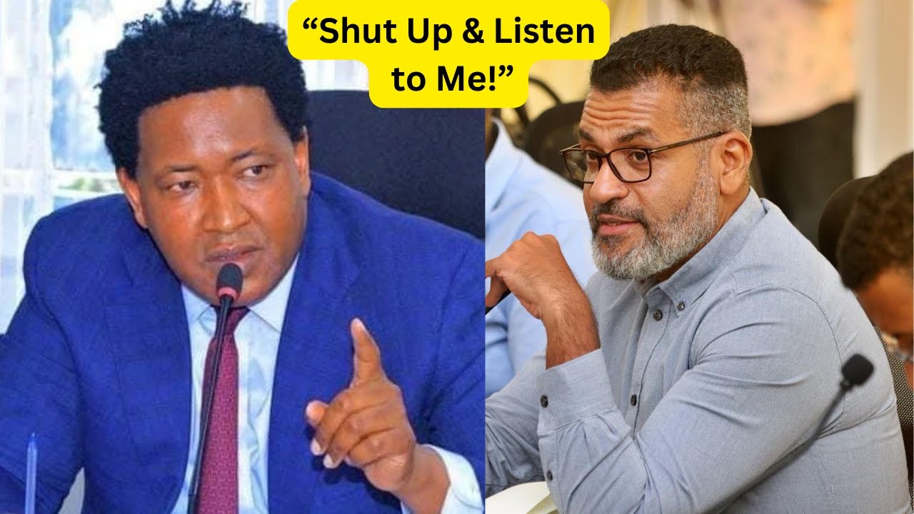DRAMA AS MOMBASA GOVERNOR AND SENATOR LEDAMA OLEKINA ALMOST EXCHANGE BLOWS DURING COMMITTEE GRILLING