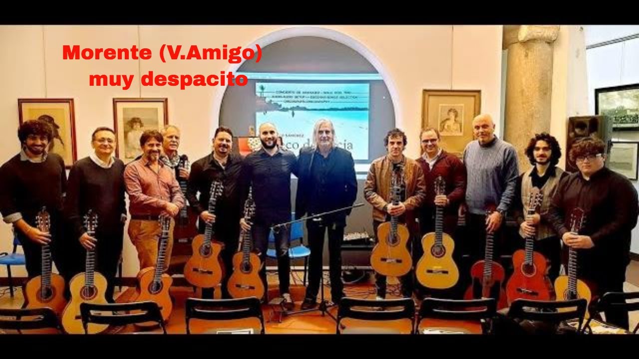 Morente (Vicente Amigo) muy despacio para aprender