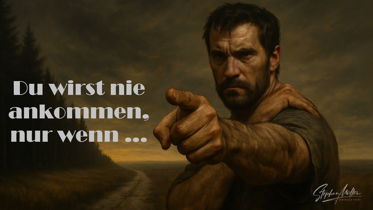 Du wirst nie ankommen, nur wenn …