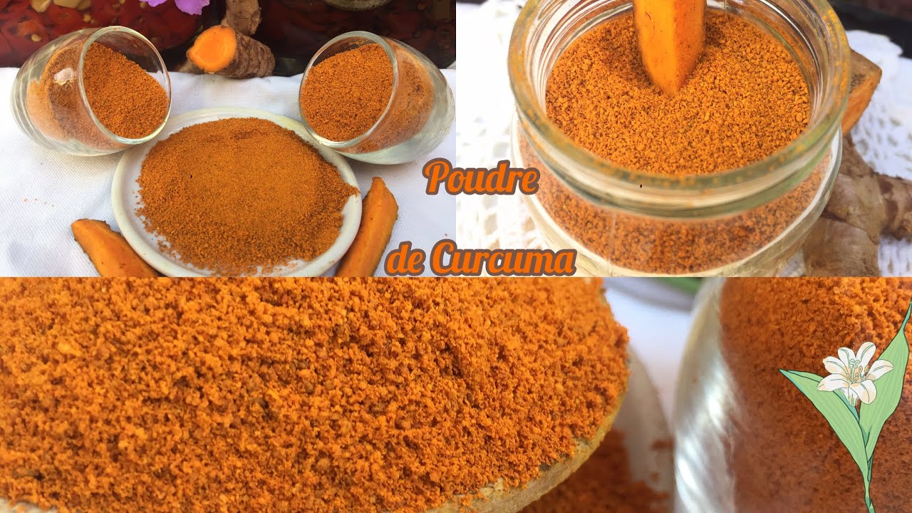Poudre de Curcuma fait maison 🌱☺️🧡