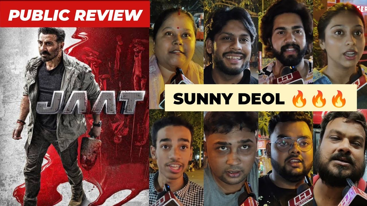 JAAT Public Review || Sunny Deol || Randeep Hooda || Vineet Kumar Singh || Jaat first day first show