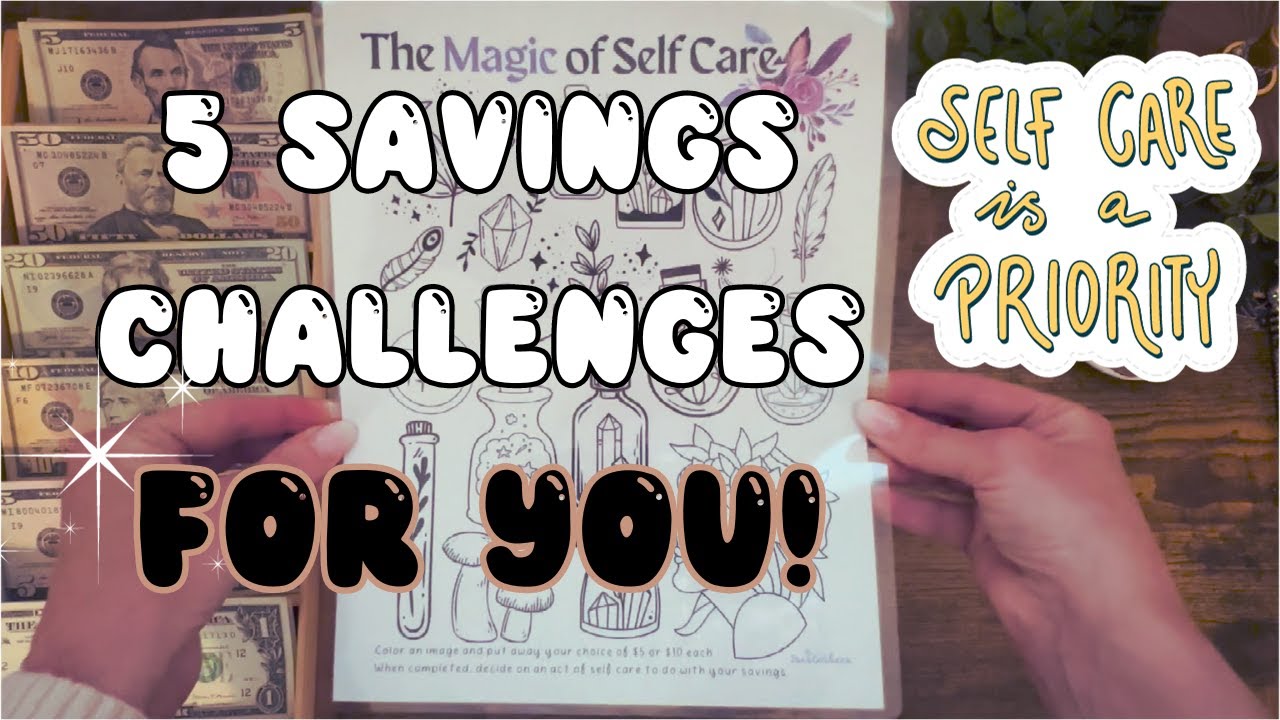 5 SELF CARE Savings Challenges FOR YOU!