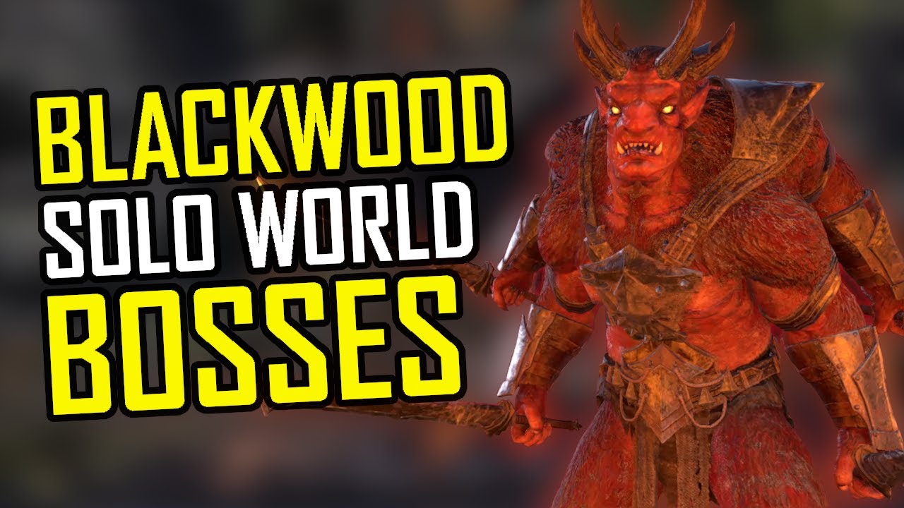 The Elder Scrolls Online: Blackwood - Solo World Bosses (Stamina Templar)