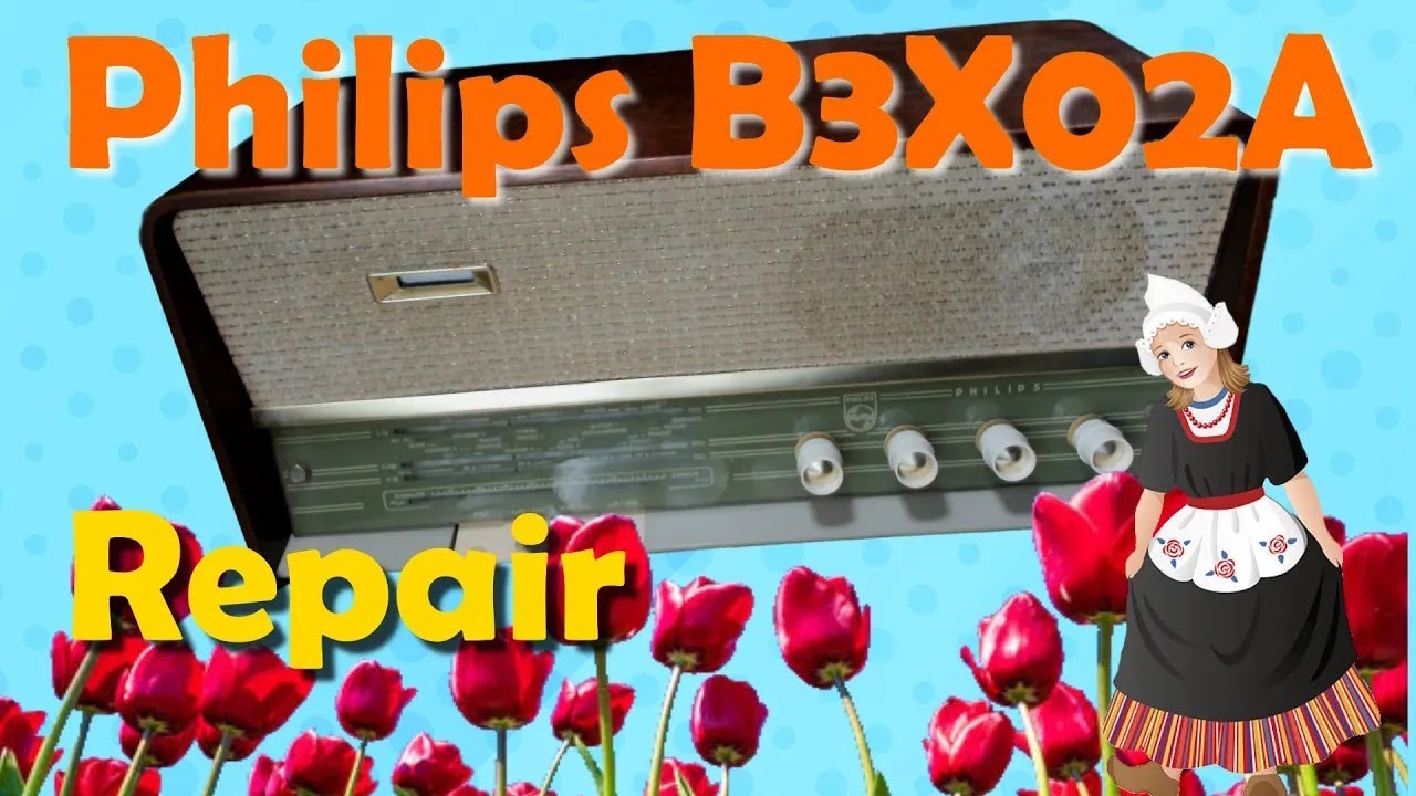Ремонт радиоприемника Philips B3X02A AM FM — 1961