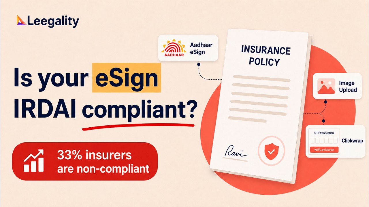 What are the IRDAI digital policy signing rules | Explainer | Leegality