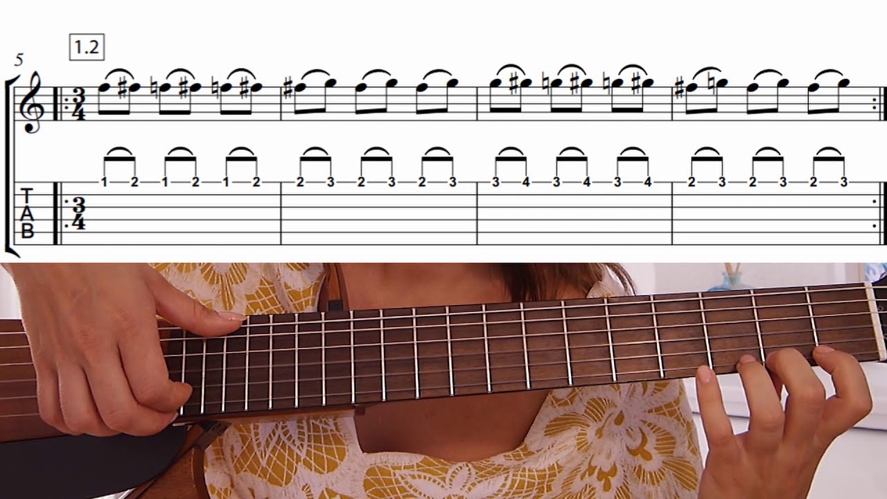 Gitarre Lernen: Hammer-on, Pull-off ,Triller,  Aufschlag, Abzug, Spieltechnik