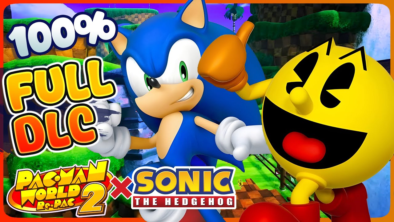 Pac-Man World 2: Re-PAC 🔵 Sonic DLC 100% Full Game (PS5)