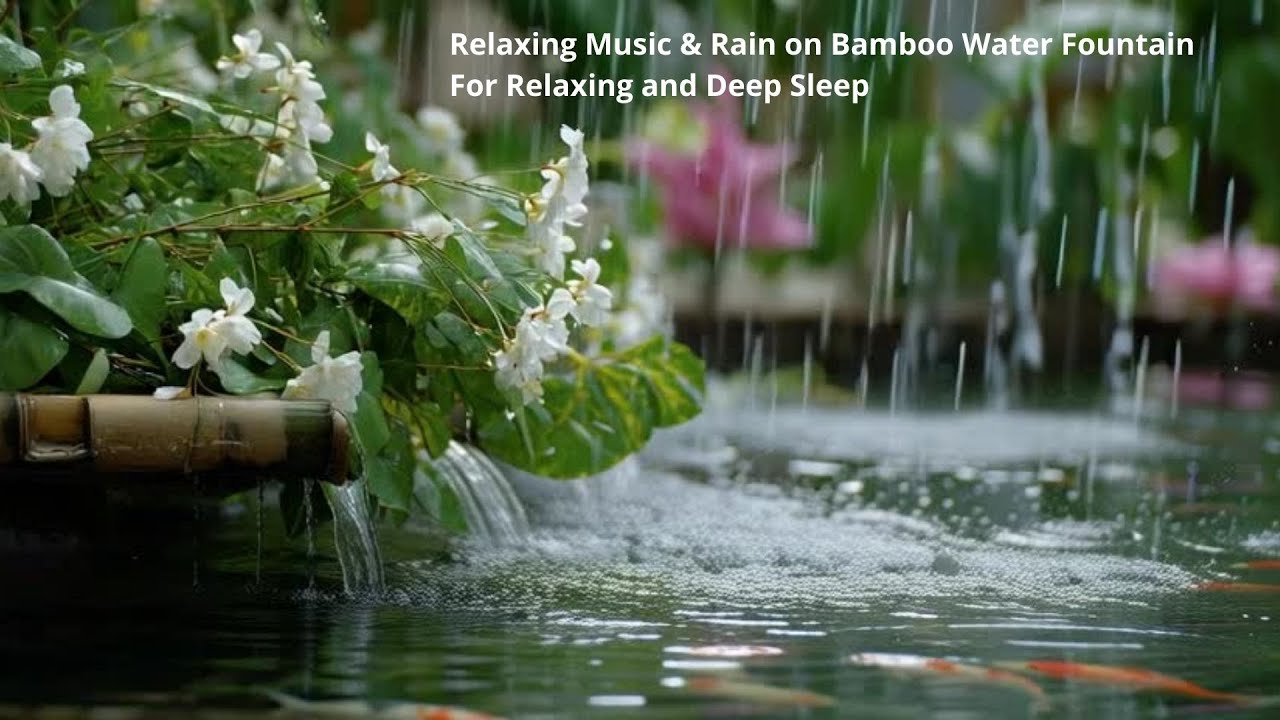 (No Ads) Relaxing Piano Music & Rain Sounds for Sleep, Meditation, Stress Relief, Anxiety & insomnia