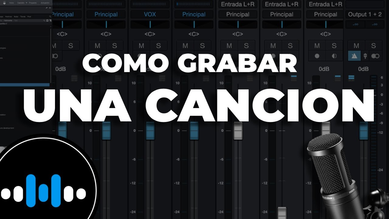 Como GRABAR una CANCION en STUDIO ONE 6  🎶