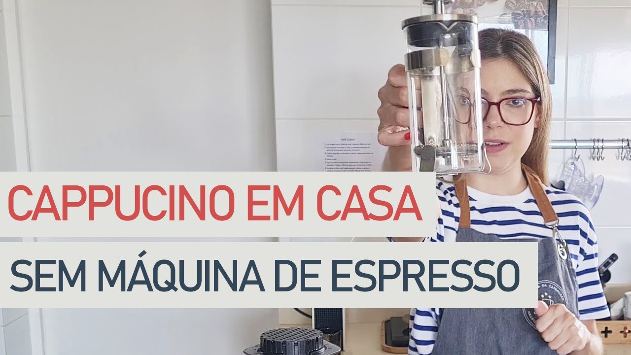 CAPPUCCINO SEM MÁQUINA DE ESPRESSO | Café de cafeteria em casa
