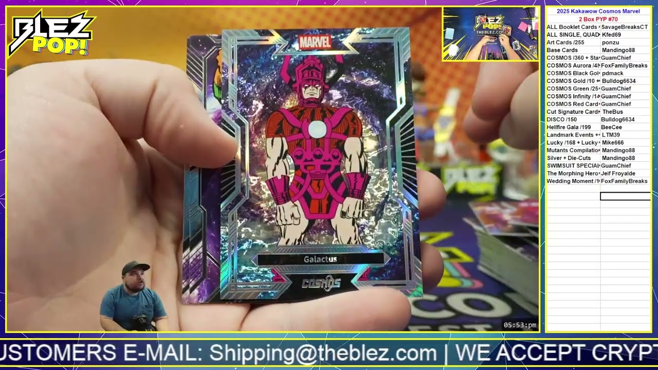 2025 Kakawow Cosmos Marvel 2 Box BREAK Pick Your Parallel Set #70