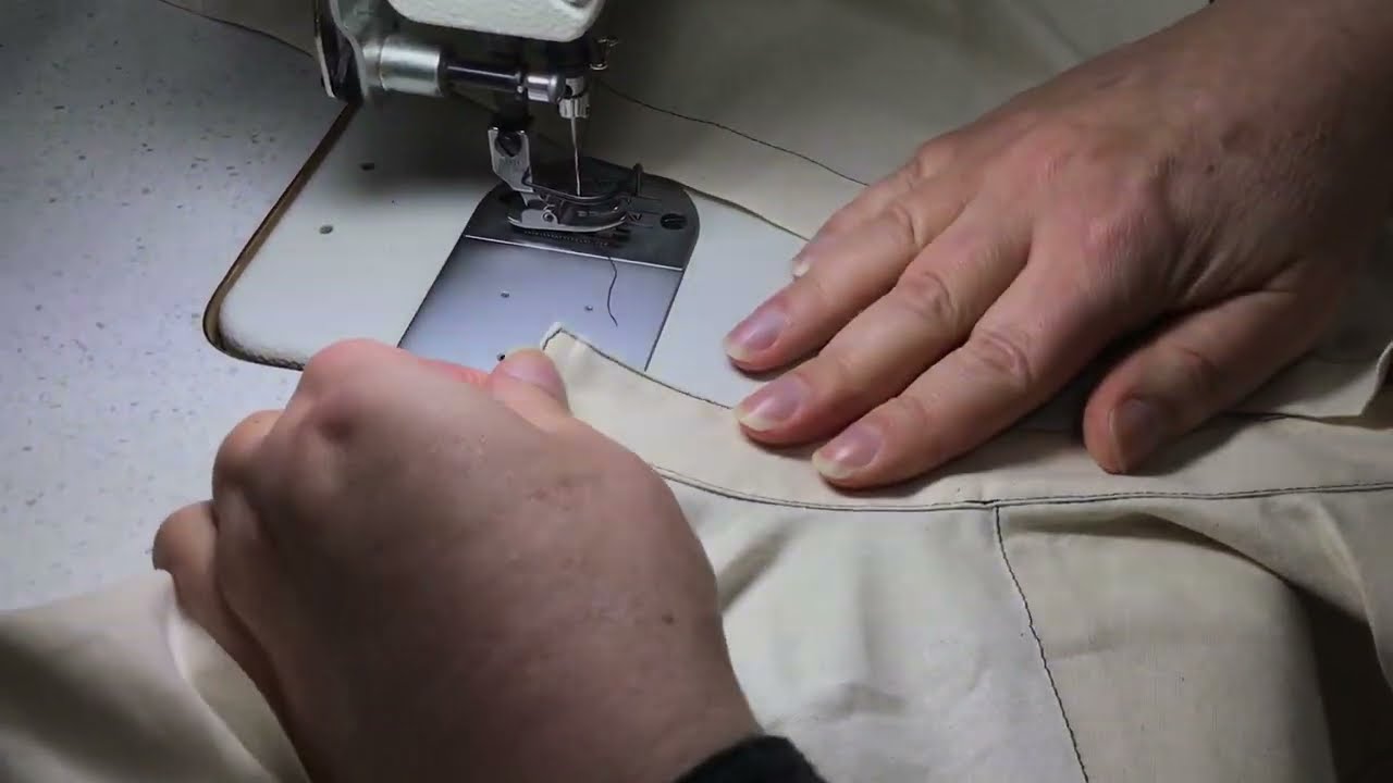 5. Sewing the Collar to the Neckline - Precut Shirt 2024