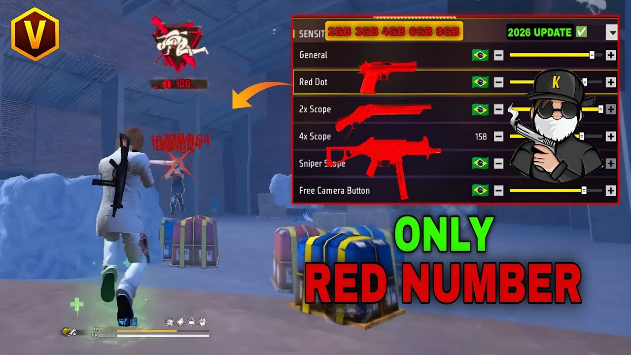 Free Fire Headshot Setting After OB52 Update 2026⚡Best Sensitivity Settings ⚙️| Sensitivity Setting