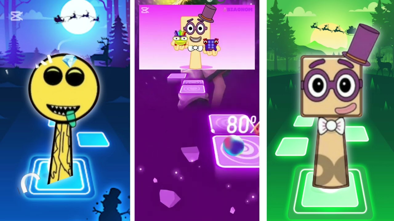 Sprunki OC Durr vs Zero from Numberblocks vs Twenty from Numberblocks x Coffin Dance