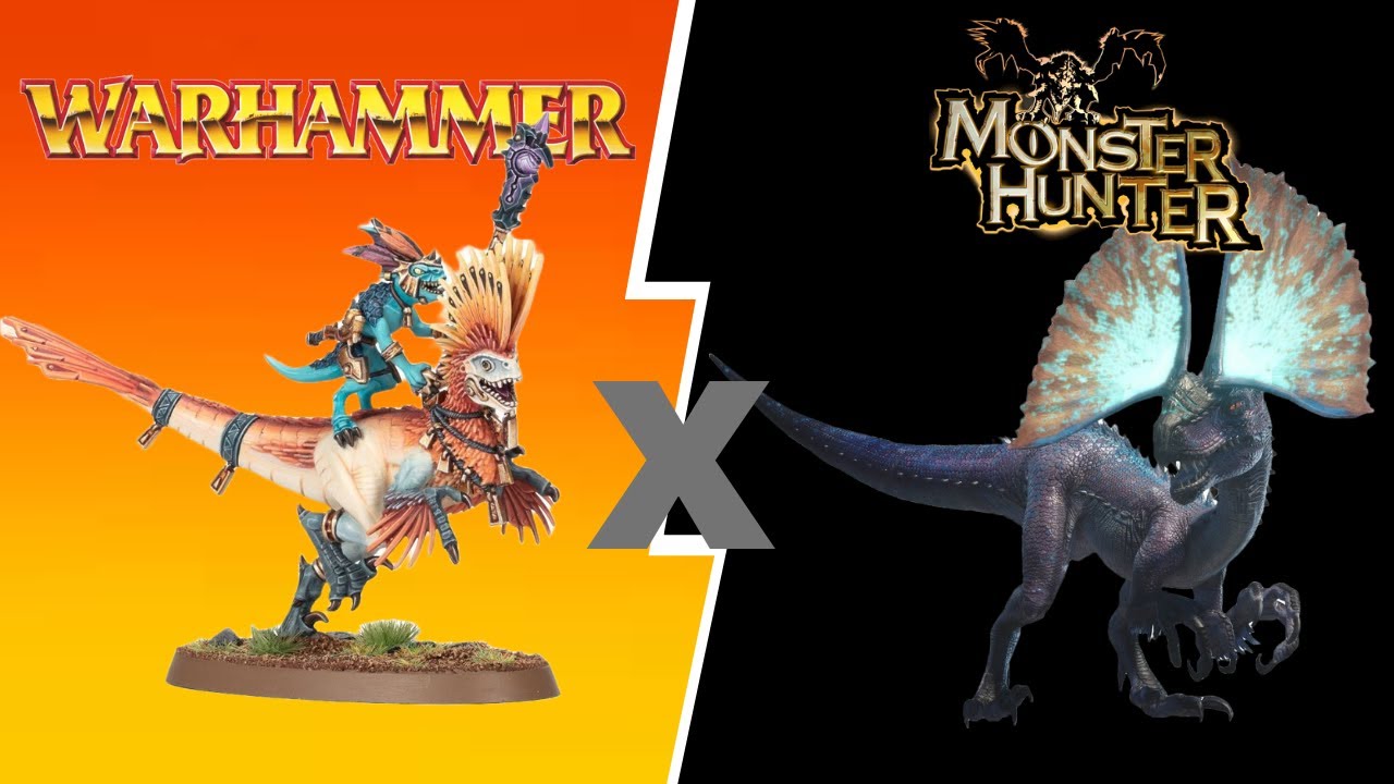Monster Hunter x Warhammer - Painting a Tzitzi-Ya-Ku Raptadon