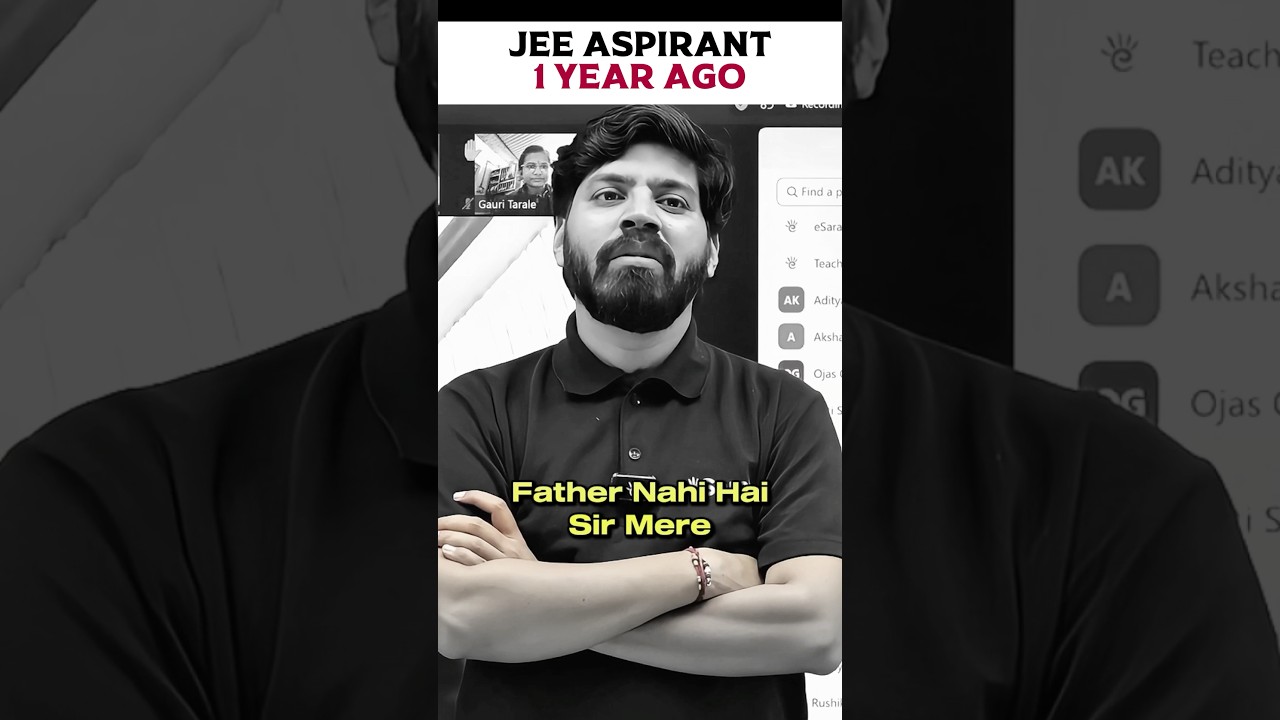 JEE Aspirant Then Vs Now 🤯 Most Inspiring IIT JEE Story 🔥| IIT Motivation #shorts #esaral #iit #jee