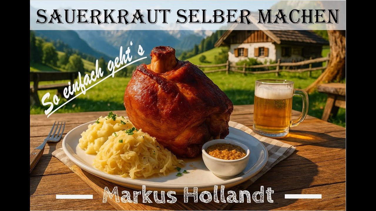 Sauerkraut selber machen – vom Fermentieren bis zum Kochen | Mit Hausmittel & Räucher-Eisbein