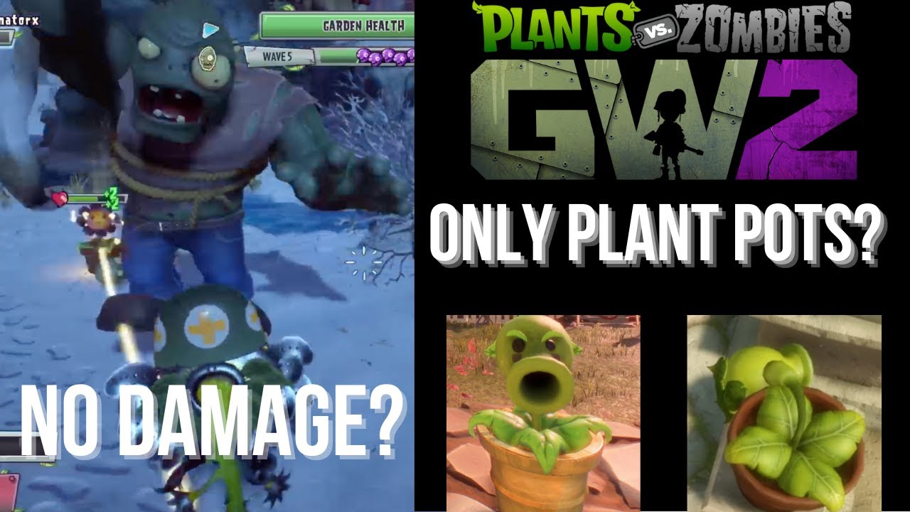 I Beat Garden Warfare 2 Without Doing Any Damage… (Potted Plants Only)