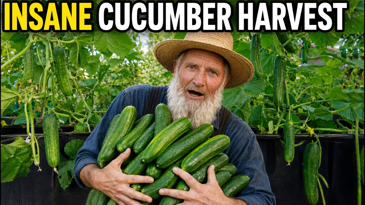 Make Your CUCUMBERS Produce Like Crazy, The Old Amish Method