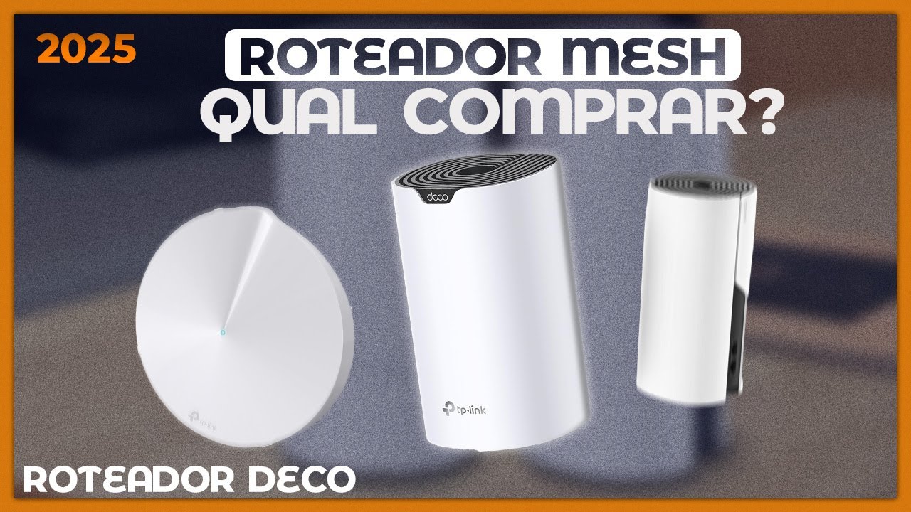 MELHORES ROTEADORES MESH para COMPRAR EM 2025! 3 Modelos mais VENDIDOS - Roteador Mesh