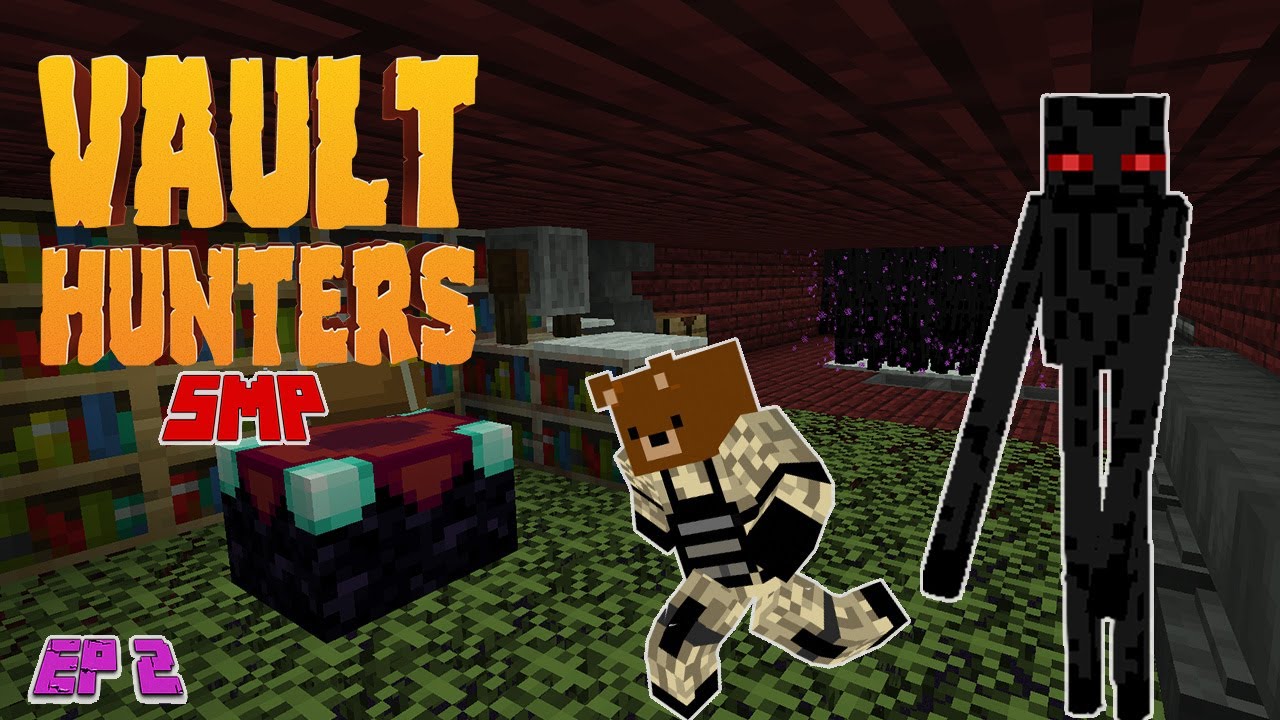 Vault Hunters SMP Episode 2- The first Vault Run and Enderman XP farm