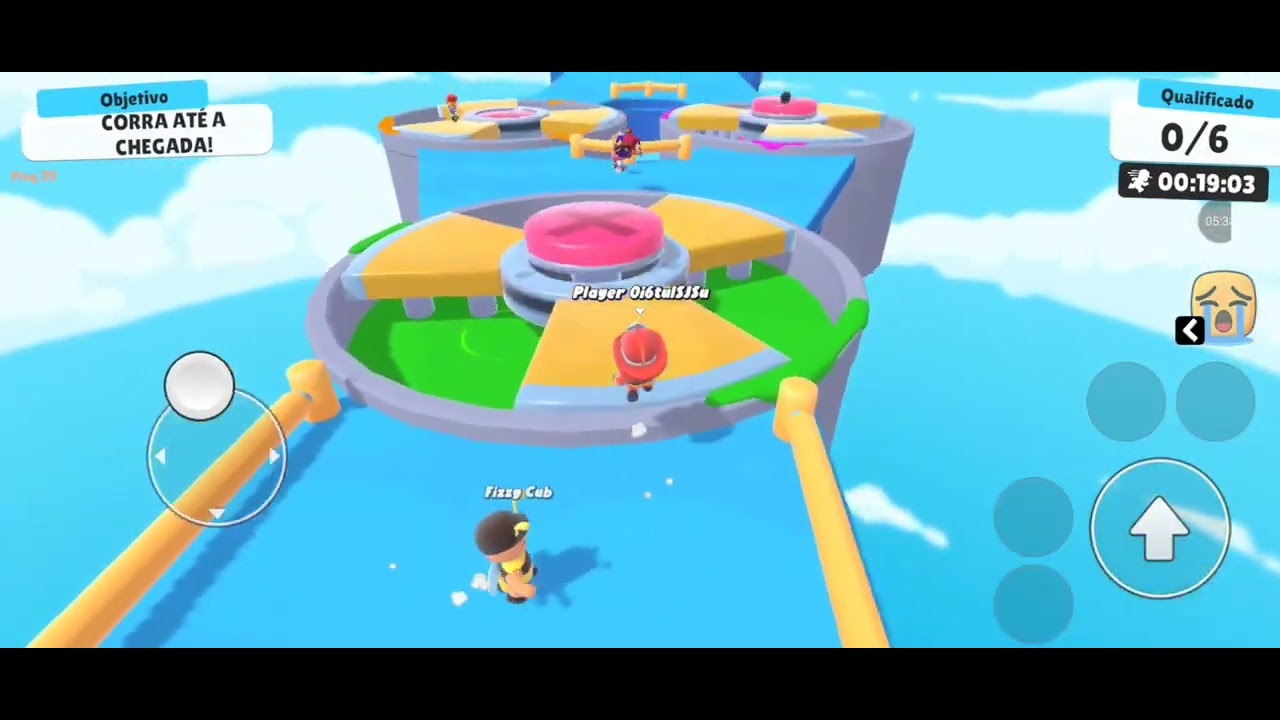 JOGANDO STUMBLE GUYS COM ISAQUE BERALDO 😁😁😁