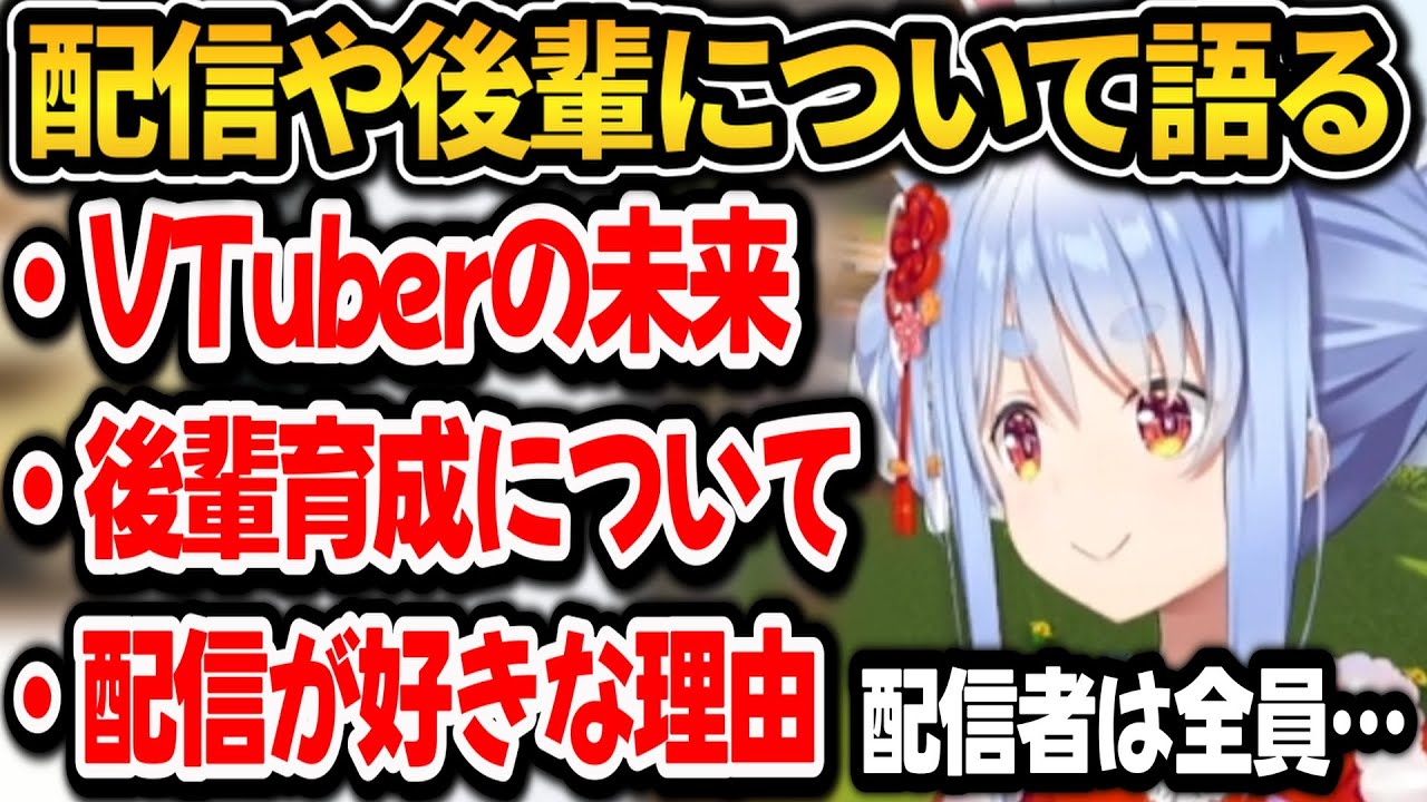 【雑談まとめ】VTuberの未来についてや後輩育成について話すぺこら【ホロライブ切り抜き/兎田ぺこら】