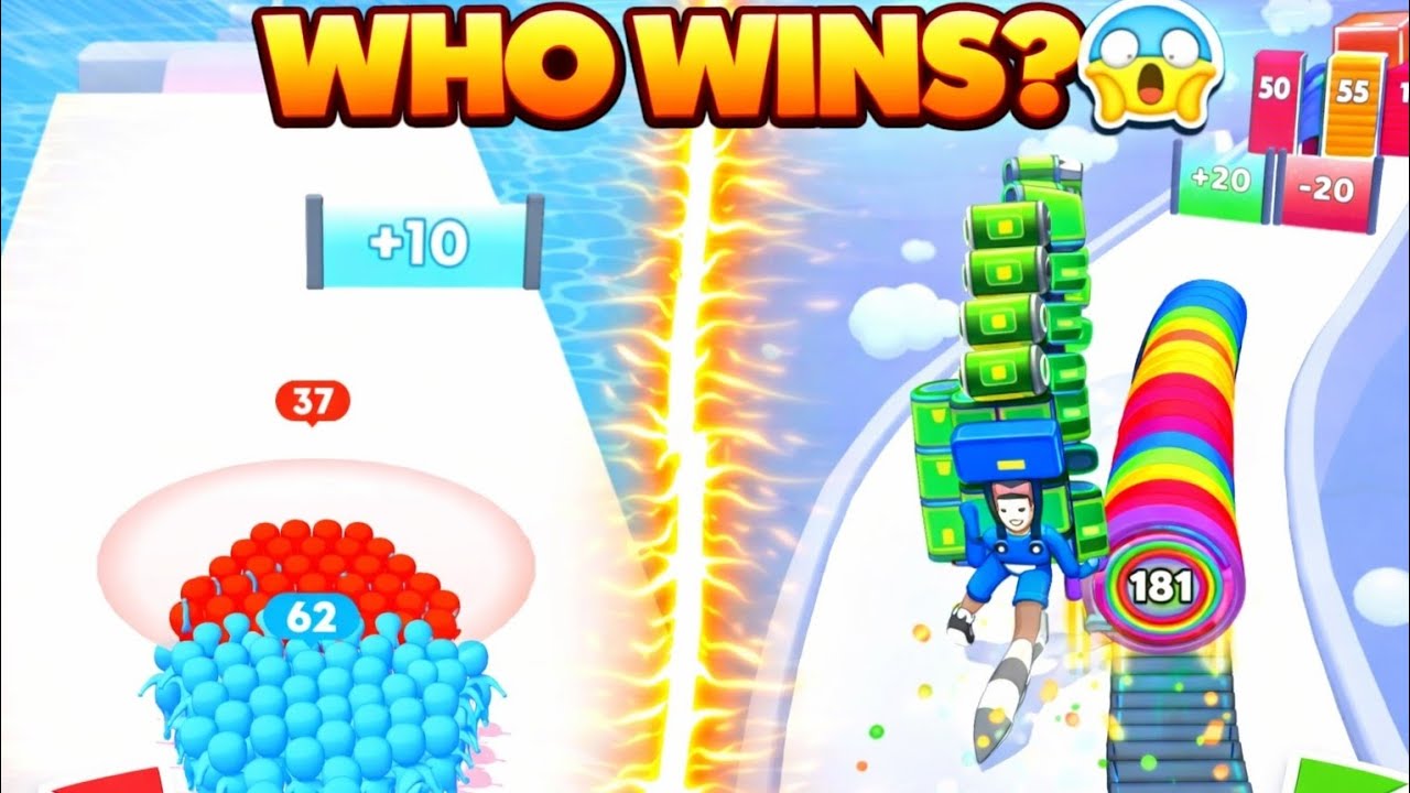 Layer Man vs Count Master – Ultimate Crowd Battle! 🔥 Who Wins?