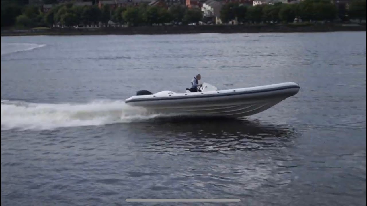 Shakespeare 7.5m RIB with Mercury 250HP Optimax -- Virtual Sea Trial