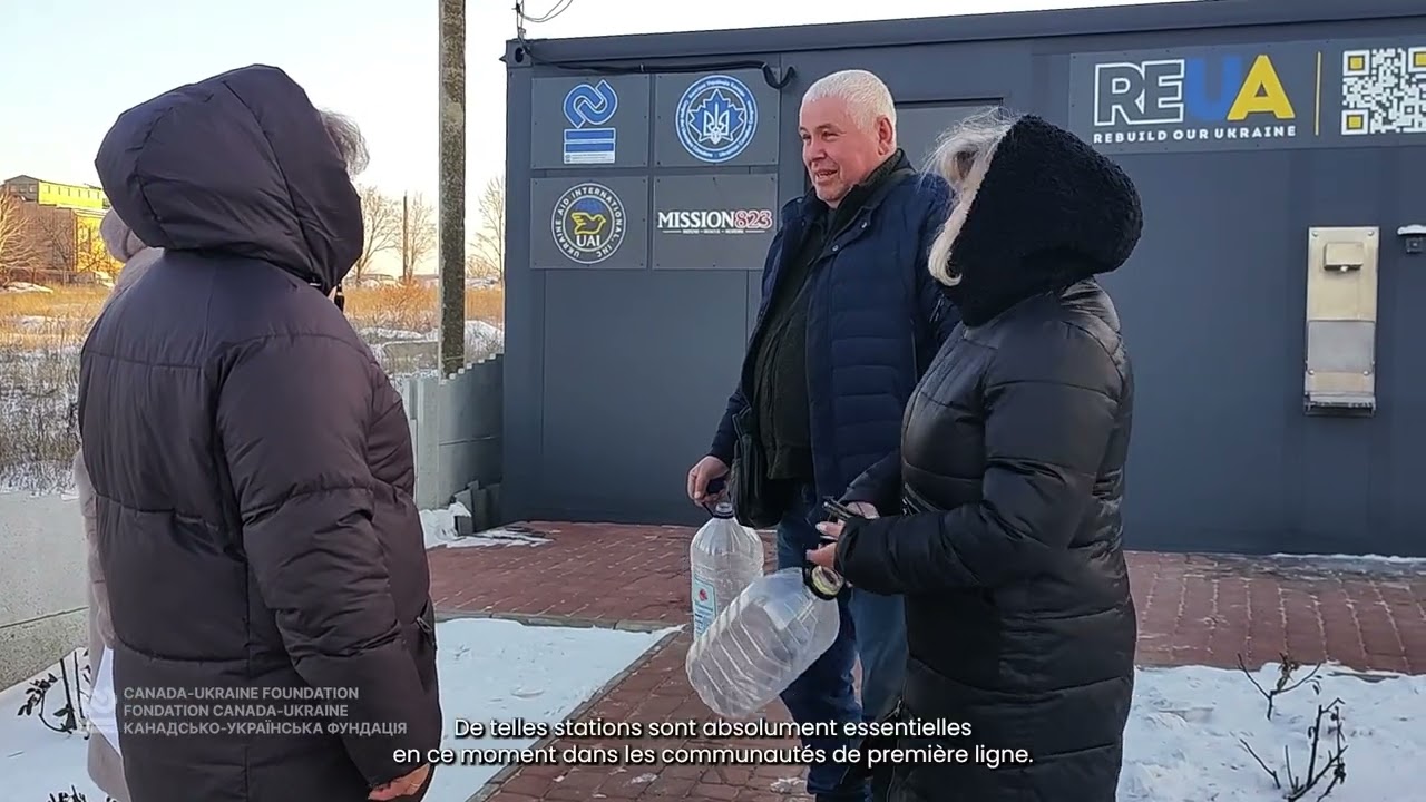 Alimenter le rétablissement urgent | Fondation Canada-Ukraine | Eau potable | Infolettre