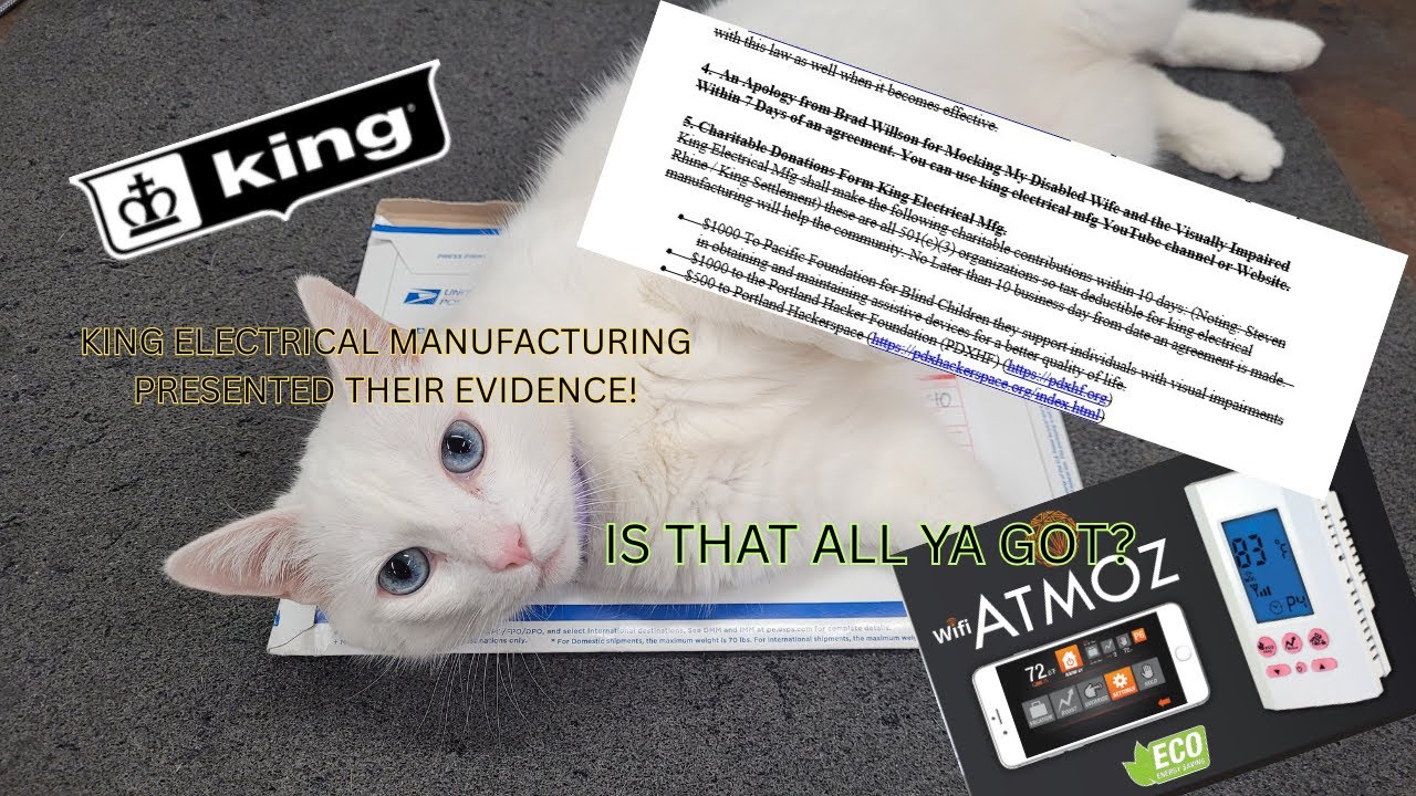 Компания KING Electrical Manufacturing Company Atmoz представила доказательства для судебного раз...