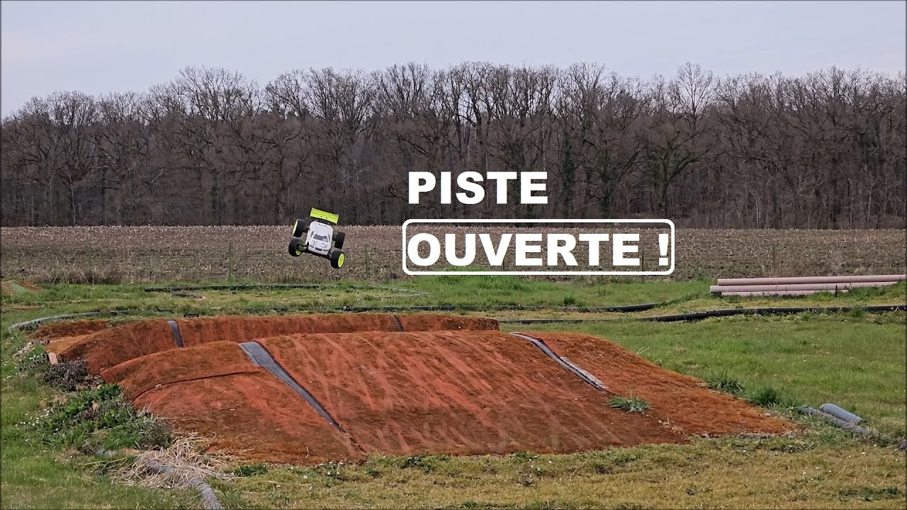 Piste ouverte au MRCM !!! (TT 1/8 Brushless)