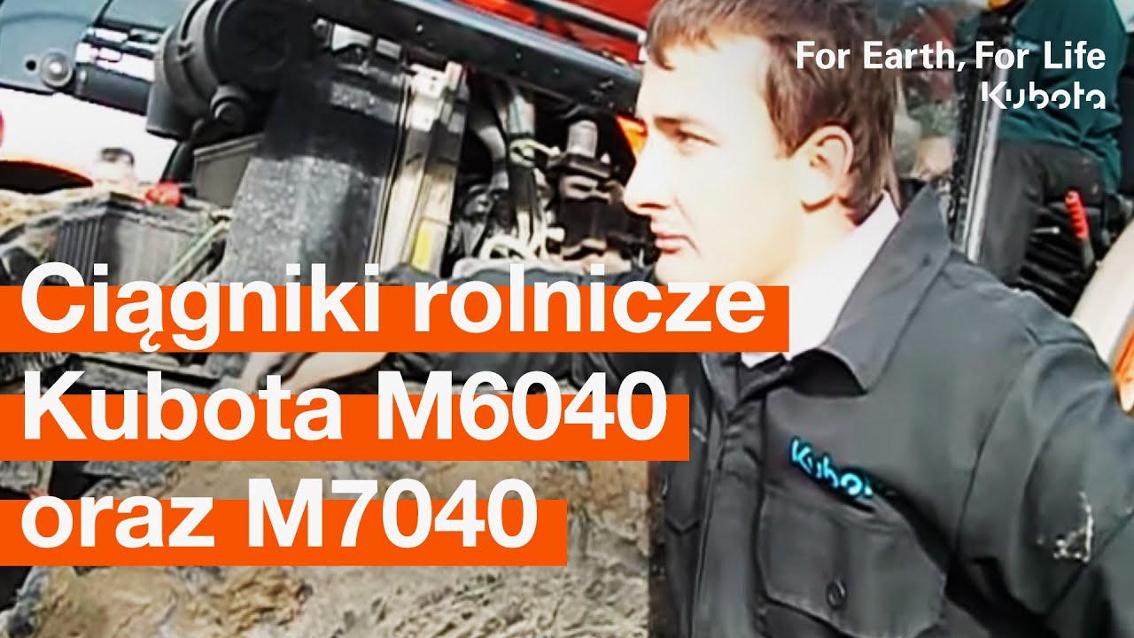 Ciągniki rolnicze Kubota M6040 oraz M7040