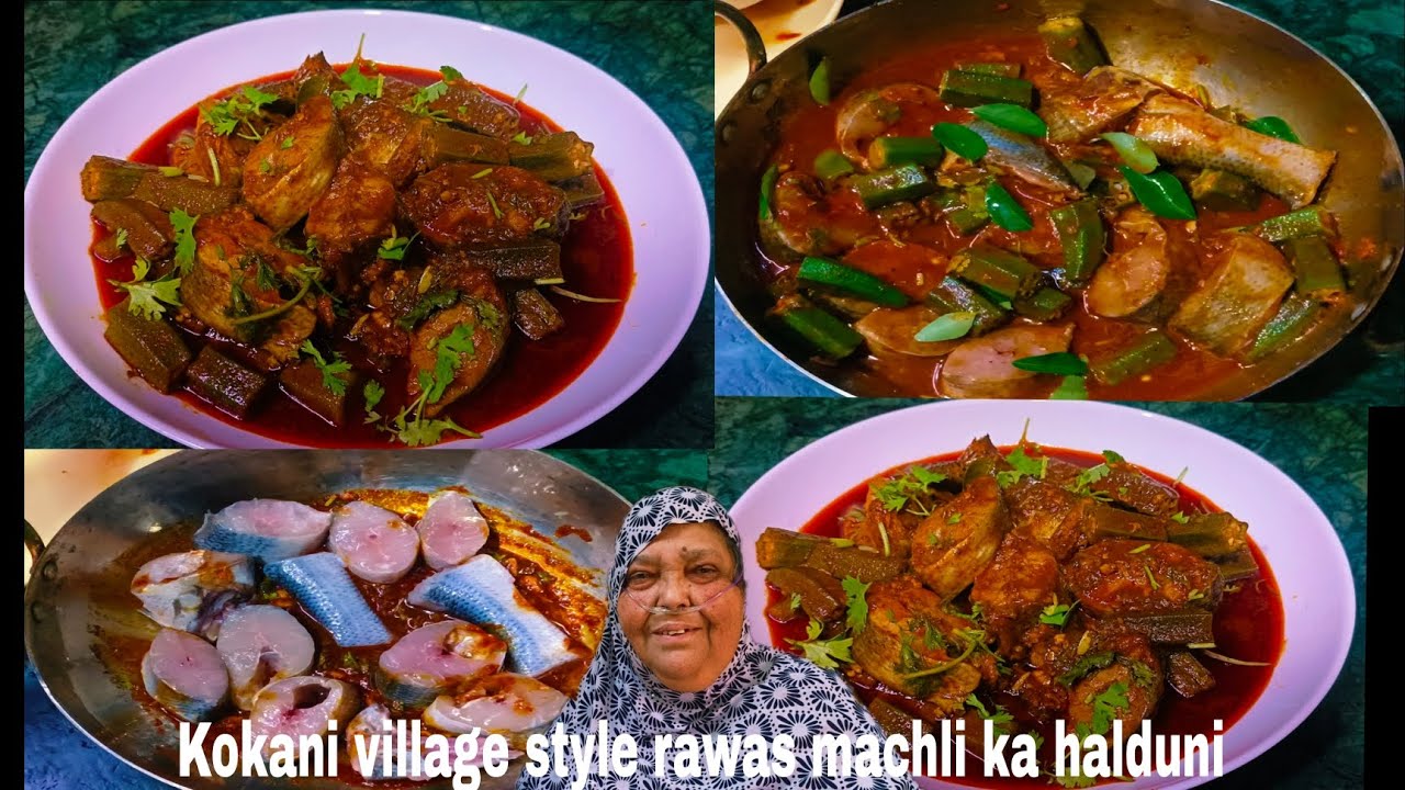 Rawas machli ka salan | Rawas Fish Curry | Rawas bhindi Fish Curry | Village Style Rawas Fish Curry 