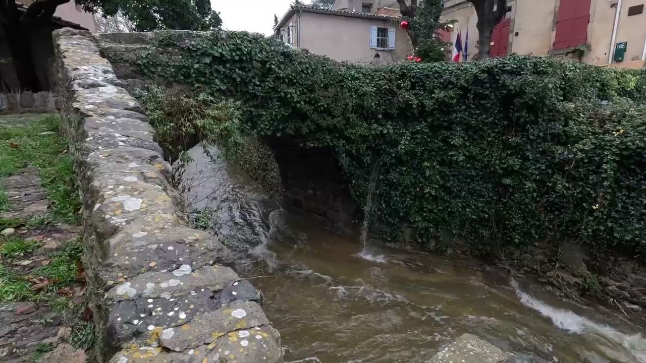 C'est dans l'Aude Villerouge Termenès Jour de pluie Décembre 2025 4K