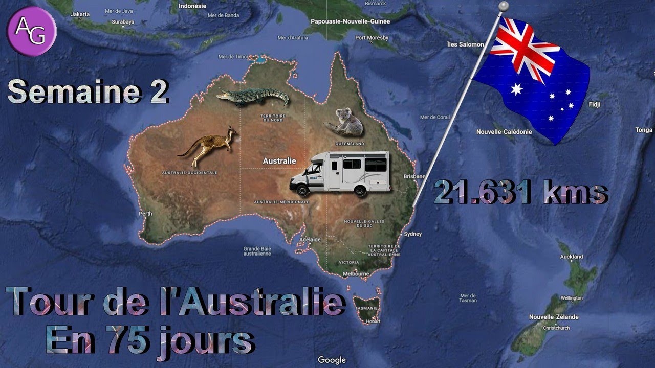 Tour de l'Australie en 75 jours. Semaine 2