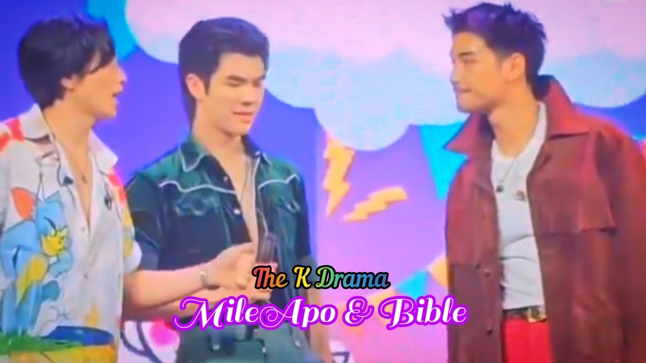 The K-Drama Between MileApo & Bible😍❤️ #mileapo #aponnattawin #milephakphum #kinnporsche #cute #love
