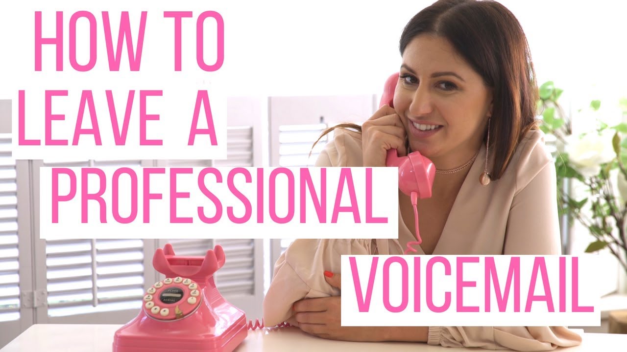 How to Leave a Professional Voicemail! | The Intern Queen