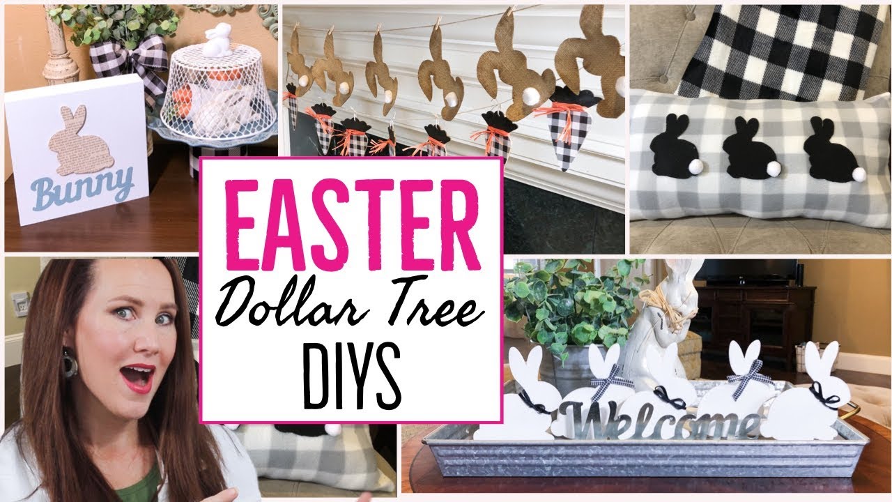 5 EASY BREEZY DOLLAR TREE DIY EASTER CRAFTS