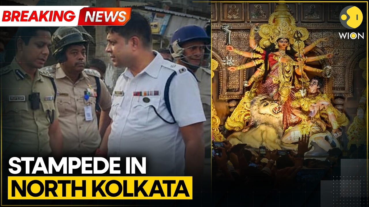 At Least 25 Injured in Stampede-Like Situation at Kolkata Durga Puja Pandal | WION Breaking