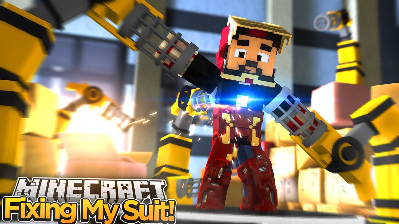 Minecraft Adventure - ЖЕЛЕЗНЫЙ ЧЕЛОВЕК ВОССТАНАВЛИВАЕТ СВОЙ КОСТЮМ!!