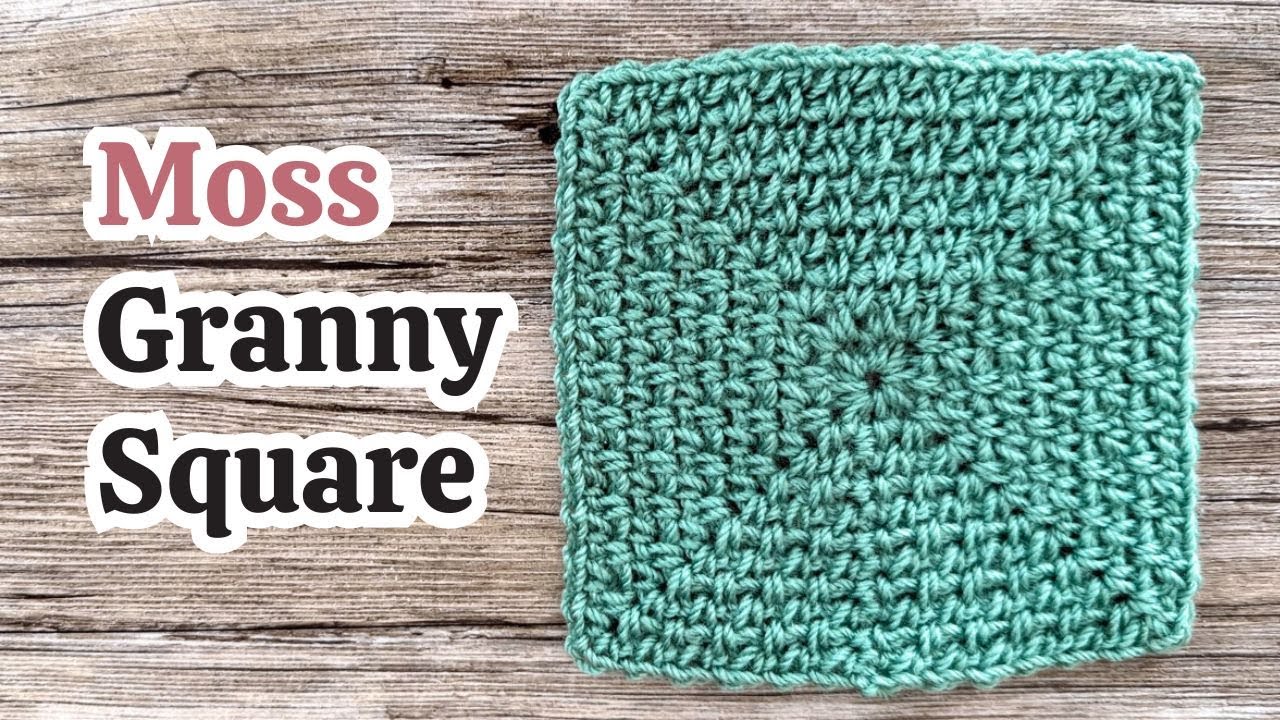 Granny Square häkeln im Moss Muster | Schritt für Schritt Anleitung