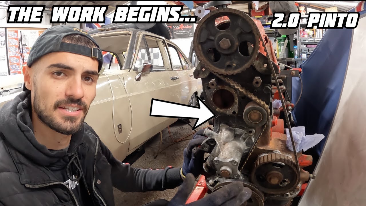 I START TO STRIP DOWN THE 2.0 PINTO FOR MY MK2 ESCORT